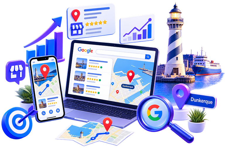 SEO local à Dunkerque : le guide pratique pour apparaître avant vos concurrents